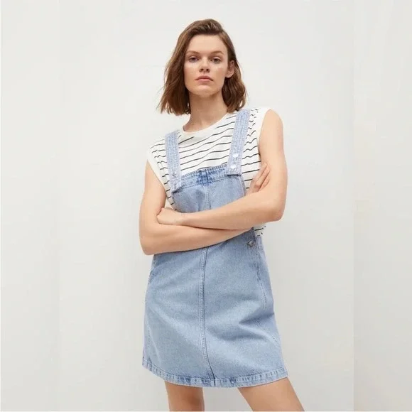mango denim pinafore dress Pocket Denim Pinafore Mango Pinafore Dress MANGO Pocket Denim Pinafore Dress  Endource